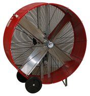 MaxxAir BF42BD RED High Velocity Belt Drive Drum Fan, 42-Inches, Red N2