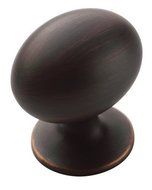 Amerock BP53018ORB Allison Value Hardware Oval Knob, Oil Rubbed Bronze, 1.38-Inch Length by Amerock