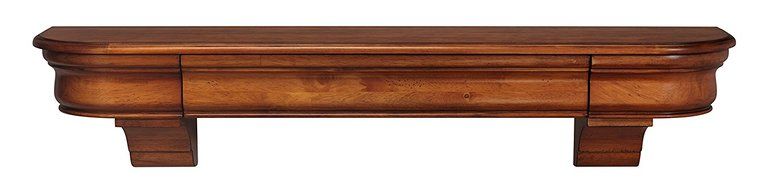 Pearl Mantels 415-72-50 Abingdon Medium Distressed 72" Mantel Shelf