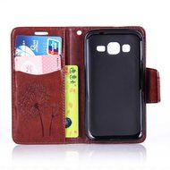 Galaxy Core Prime Case,ikasus Glitter Diamond Embossing Flowers Lily Butterfly PU Leather Flip Wallet Pouch Stand... N2