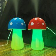 Fasthorse Mushroom Lamp Humidifier Portable USB Aromatherapy Aroma Diffuser for Office Home Travel (Pink) N16