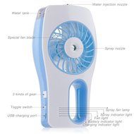 Personal Mini Fan,BeMall Misting Handheld Portalbe Fan USB Cooling Humidifier for Home ,Outdoor,Office N7