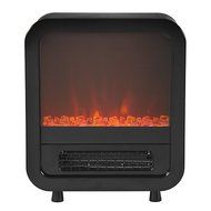 Best Choice Products Fireplace Portable Mini Compact Indoor Heat Adjustable Electric Heater Black N3