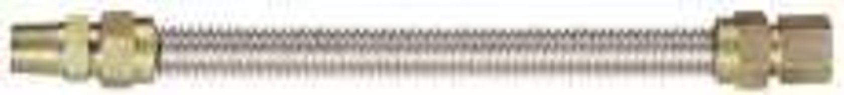 DORMONT 20-3132-48 Stainless steel Gas Appliance Connector, 1/2" od x 3/8" ID, 1/2" Mnpt x 1/2" Fnpt, 48" Long...
