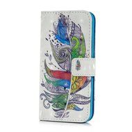 S6 Case,Samsung Galaxy S6 Case - Wallet 3D Effect Colorful Print Patterns Premuim PU Leather Soft TPU Inner Cover... N19