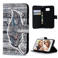S6 Case,Samsung Galaxy S6 Case - Wallet 3D Effect Colorful Print Patterns Premuim PU Leather Soft TPU Inner Cover... N24
