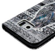 S6 Case,Samsung Galaxy S6 Case - Wallet 3D Effect Colorful Print Patterns Premuim PU Leather Soft TPU Inner Cover... N25