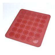 Silicone 30-cavity Macaron Macaroon Pastry cake Oven Baking Mould Sheet LC950 Must Have (Penguin with heart shape) N4