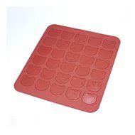 Silicone 30-cavity Macaron Macaroon Pastry cake Oven Baking Mould Sheet LC950 Must Have (Penguin with heart shape) N5
