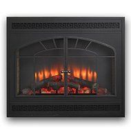 Outdoor GreatRoom Company Greatco Electric Fireplace Front for GBI-34 in Matte Black