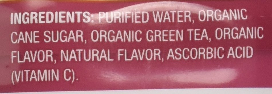 Teas' Tea Organic Lightly Sweet, Pomegranate Blueberry Green Tea, 16.9 Ounce (Pack of 12) N4