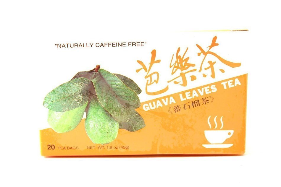 1 X GUAVA LEAVES TEA CAFFEINE FREE 20 TEA BAGS