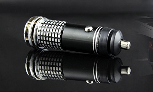 Youzee ABS Mini Car Air Cleaner Purifier Filter Anion Ozone Generator Ionizer (Black) N6