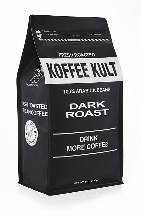 Koffee Kult Dark Roast Coffee Single Serve Capsules for Keurig K-cup Brewers 100% Arabica Coffee - Fair Trade... N16