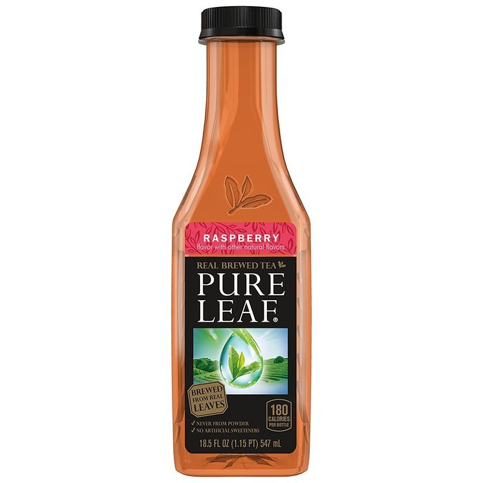 Pure Leaf Iced Tea, Unsweetened, Real Brewed Tea, 0 Calories, 18.5 Ounce (Pack of 12) N12