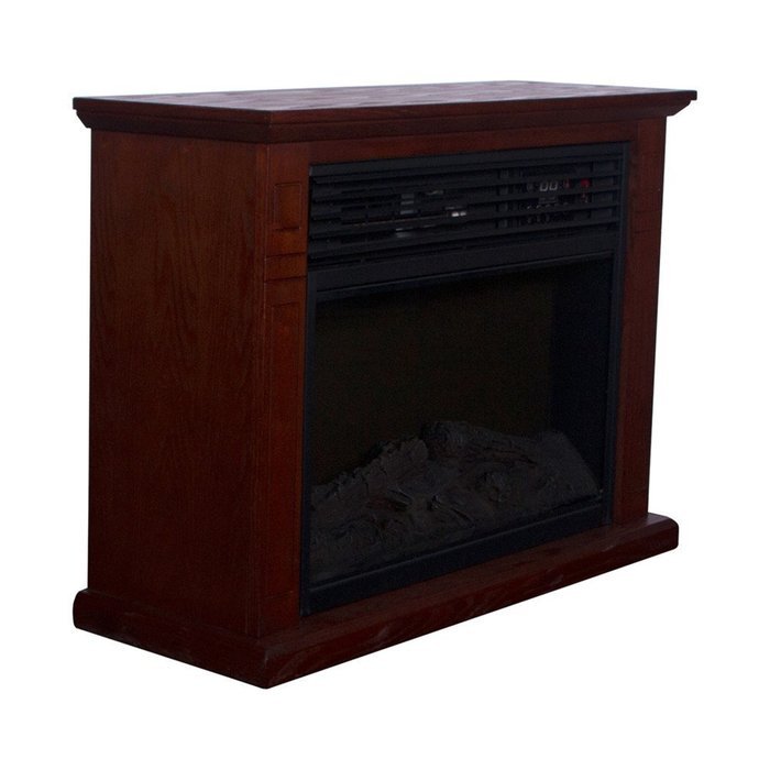 Ainfox 1500w Embedded Insert Quartz Infrared Electric Fireplace Heater 3 Color Flame Remote Control Wood Cabinet N2
