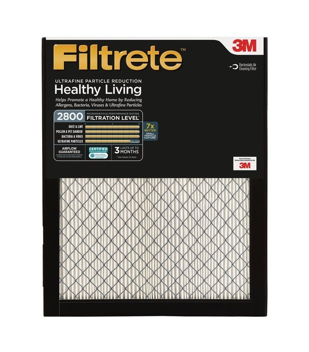 Filtrete Ultrafine Particle Reduction Filter, MPR 2800, 20 x 25 x 1-Inches, 2-Pack
