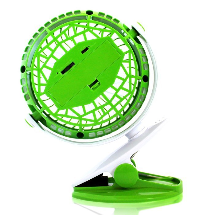 Powerful Clip On Fan ClipGrip With a Lifetime Guaranty, Battery Operated Portable & Rechargeable, White Noise... N10
