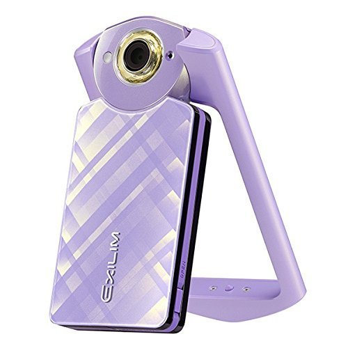 Casio Exilim High Speed EX-TR60 Self-portrait /Selfie Digital Camera (Light Violet) - International Version (No...