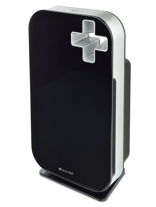 Brondell O2+ Source Air Purifier with True HEPA and Carbon Filtration for Odor and VOCs (Black) N11