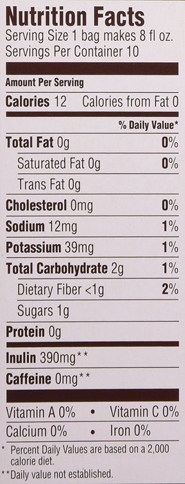 Teeccino Herbal Coffee, French Roast, Caffeine-Free, 25-Count Tea Bag N32