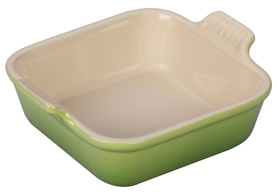 Le Creuset Heritage Stoneware 5" Square Dish, Palm