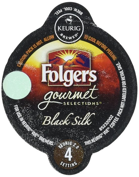 Keurig Vue Cup Folgers Black Silk - 16 Pack