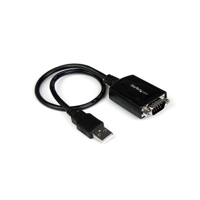 StarTech.com 1 Port USB to Null Modem RS232 DB9 Serial DCE Adapter Cable with FTDI, Black (ICUSB232FTN ) N15