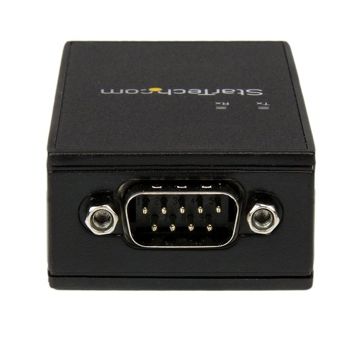 StarTech.com 1 Port USB to Null Modem RS232 DB9 Serial DCE Adapter Cable with FTDI, Black (ICUSB232FTN ) N16