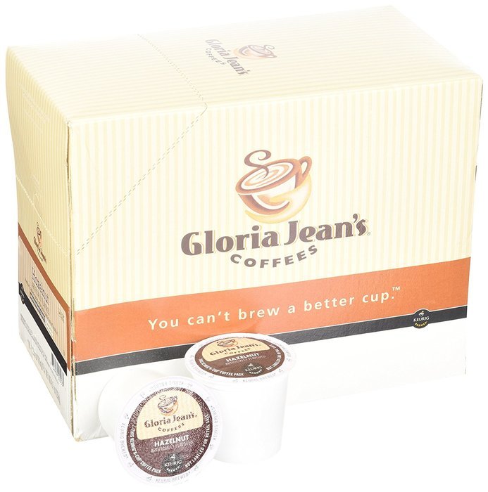 Gloria Jean's Hazelnut, K-Cup for Keurig Brewers, 48 Count N11