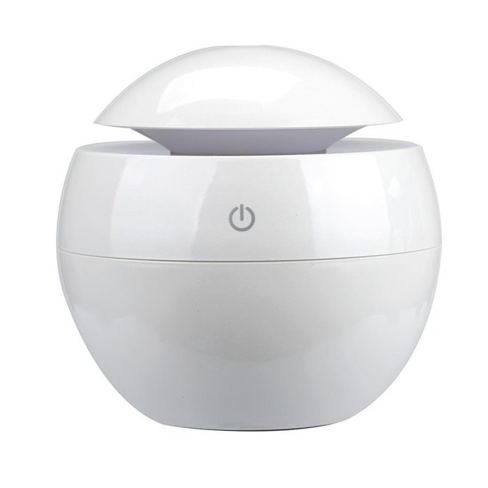 DZT1968 LED Aroma Ultrasonic Humidifier USB Essential Oil Diffuser Air Purifier (Brown) N8