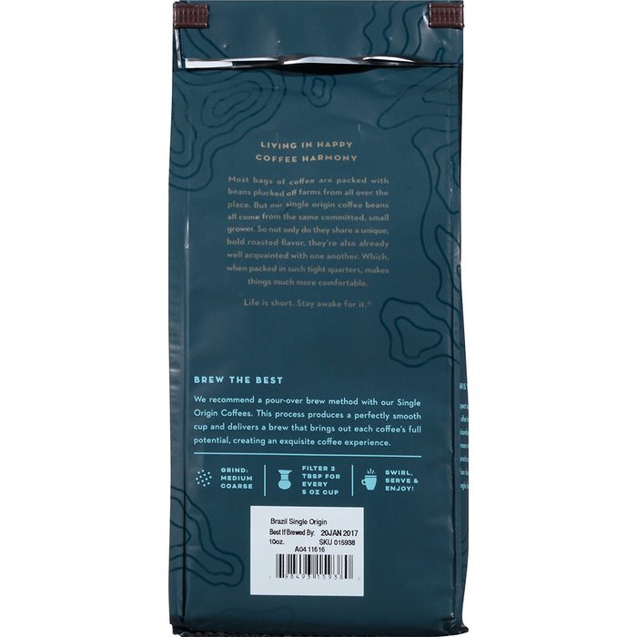 Caribou Coffee Mahogany Whole Bean, 12 Ounce Bag N49