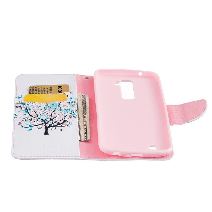 LG K10 Case,LG K10 Cover,ikasus Colorful Painted Premium PU Leather Fold Wallet Pouch Case Flip Stand Credit Card...