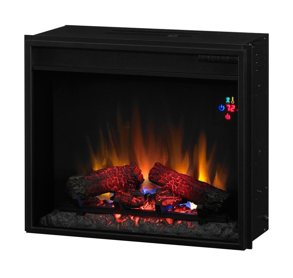 Classic Flame 23EF023GRA INSERT ONLY. Fixed Front 23" Insert w/Backlit Display, with Remote