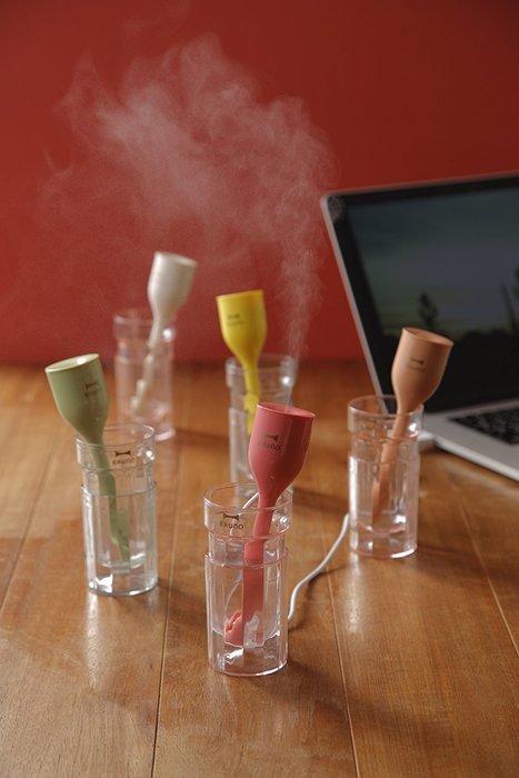 BRUNO Personal USB Ultrasonic humidifier Tulip Stick 2 (Yellow) N11