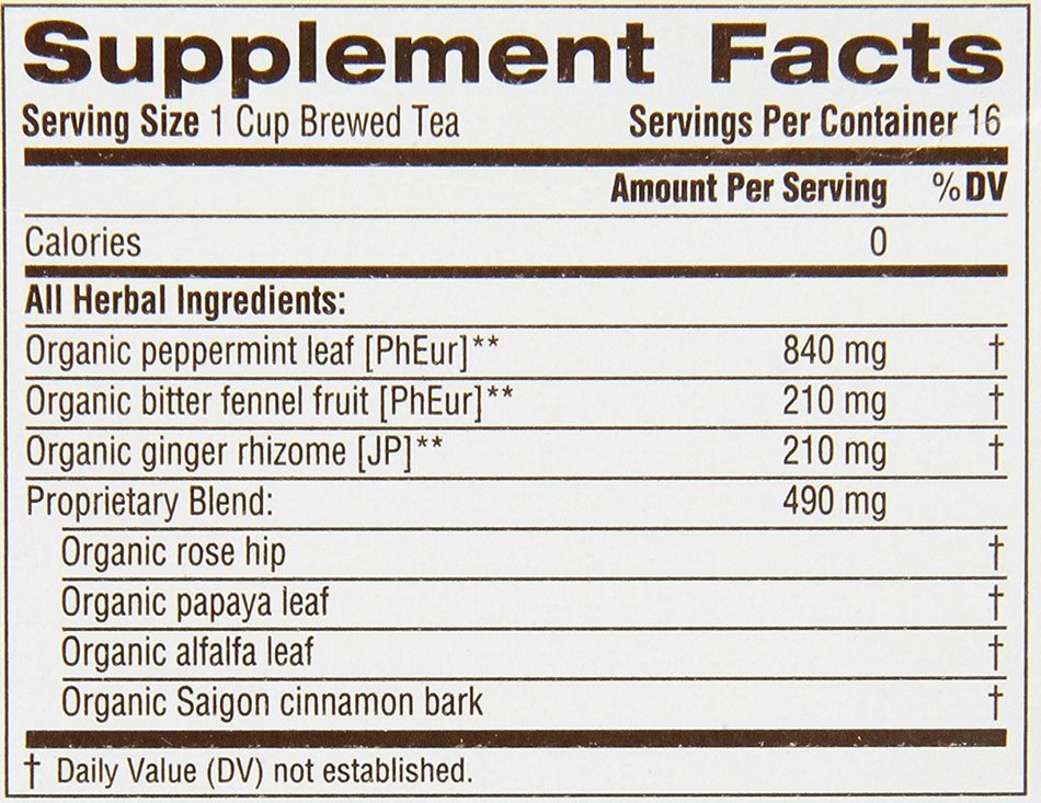 Traditional Medicinals Organic Ginger Aid Tea, 16 Tea Bags (Pack of 6) N9