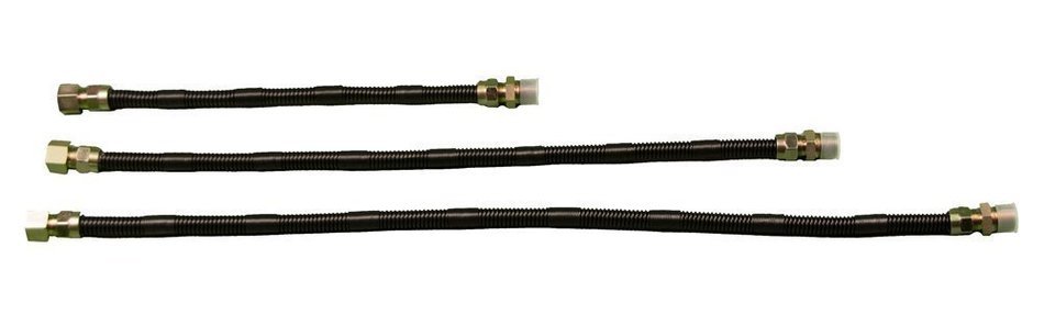 Dreffco 3/4" x 24" Non-Whistle Gas Flex Lines for NG or LP Fire Pits N2