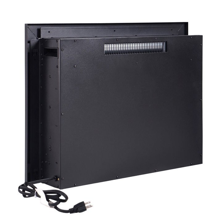 Tek Widget 28.5 Embedded Electric Fireplace Heater with Glass View N7