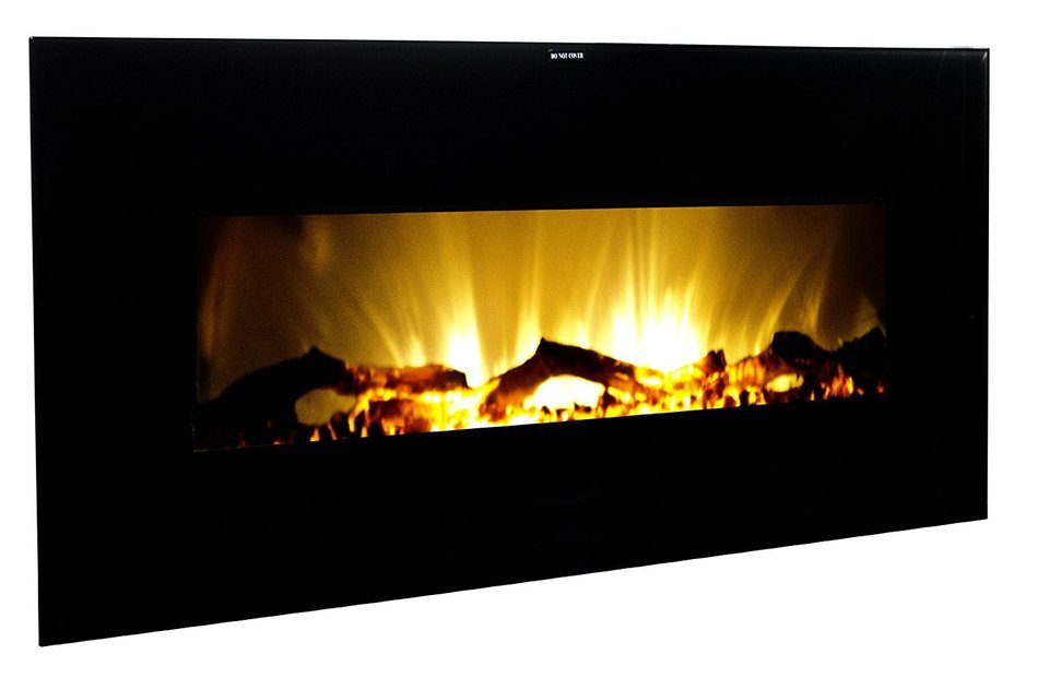 Warm House VWWF-10306 Valencia Widescreen Wall-Mounted Electric Fireplace with Remote Control N10
