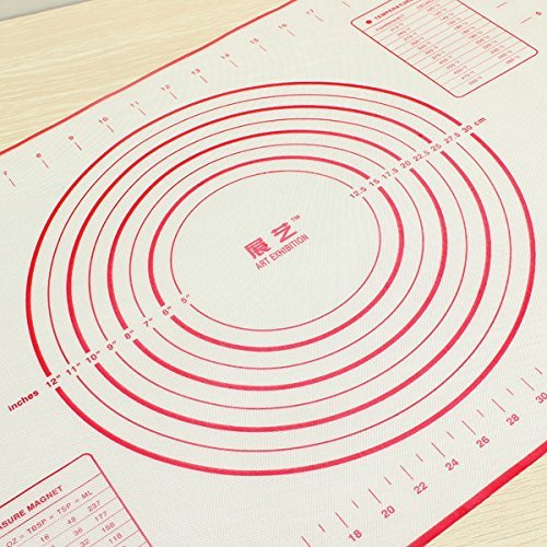 "Large Glass Fiber Platinum Silicone Dough Fondant Mat 60x40cm" shopping N6