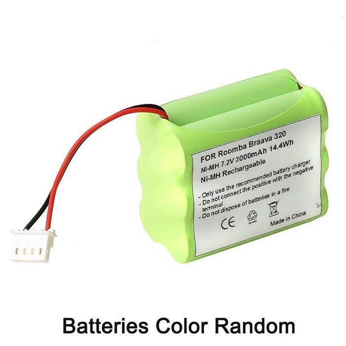 7.2v Ni-Mh Mint 4200 4205 GPHC152M07 Battery Replacement for iRobot Braava 320 321 Mint 4200 4205 Floor Cleaner...