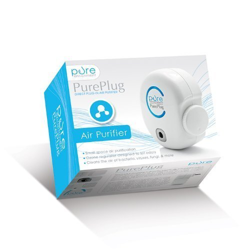 PurePlug Air Purifier - Small Space Direct Plug-in Purifier Cleans the Air of Bacteria, Viruses, Fungi, & More... N3
