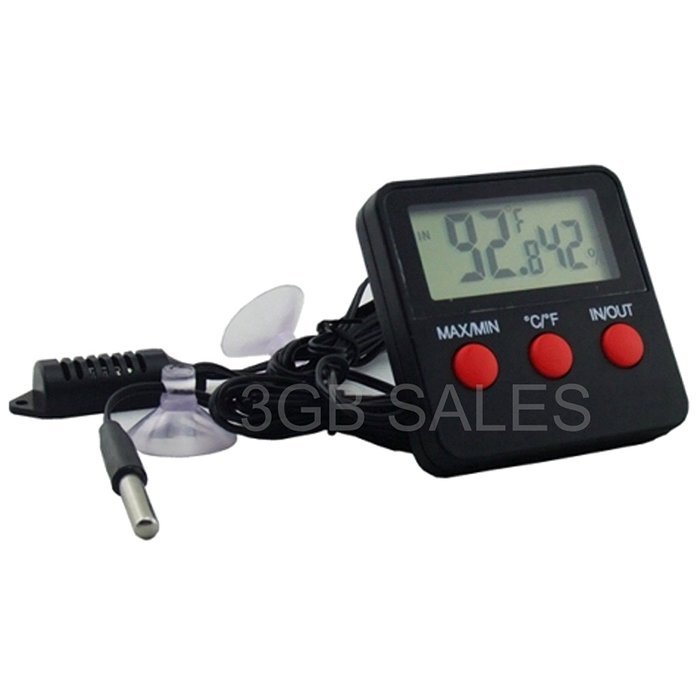 Easy to Read Digital Thermometer / Hygrometer Measure the Temperature and Humidity in your Egg Incubator, Reptile... N2