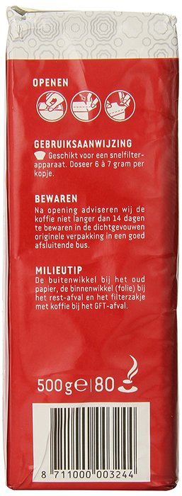 Douwe Egberts Aroma Rood Ground Coffee, 17.6-Ounce (Pack of 2) N4