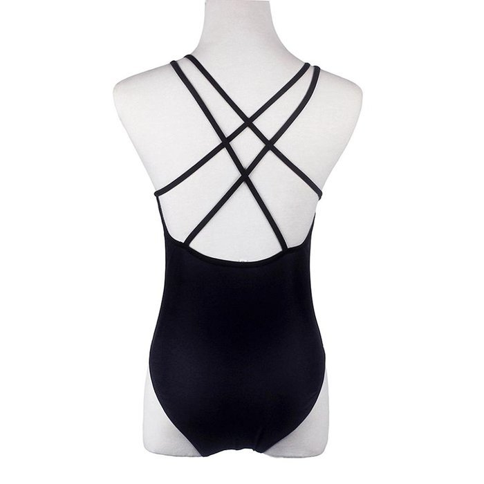 HOT Sale!Canserin Women Bohemia One-piece Geometric Bandage Swimsuit N2