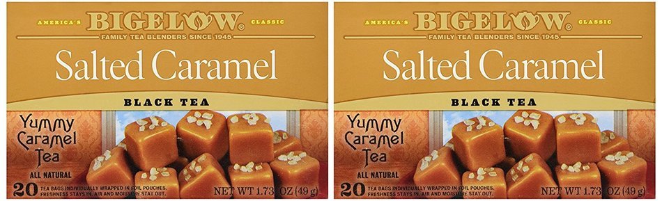 Bigelow Salted Caramel Black Tea 20 Bags - 1.73 oz (Pack of 2)