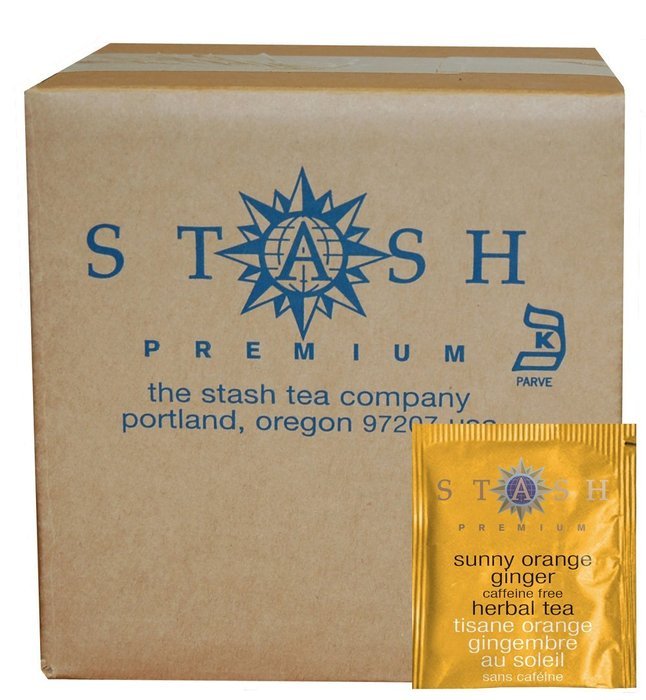 Stash Tea Sunny Orange Ginger Herbal Tea, 100 Count N2