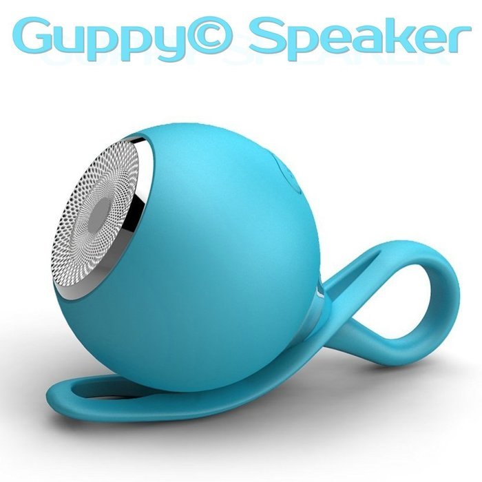 Guppy&reg; Waterproof Bluetooth TF Card Shower Speaker Wireless Portable Audio Kid-friendly Built-in Control Buttons...