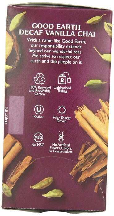 Good Earth Sweet Chai of Mine Chai Tea, 18 Count Tea Bags (Pack of 6) N17