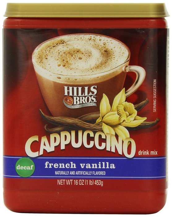 Hills Bros Cappuccino Sugar-Free French Vanilla, 12 Ounce N37